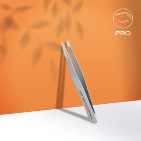 Resim STALEKS Kaş Cımbızı Lash Brow Tweezers Expert 10 Type 4 0.1 Mm Kalınlık Yüksek Kalite 