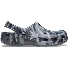 Resim Crocs 206454 Classic Printed Camo Clog Unisex Sandalet Gri 