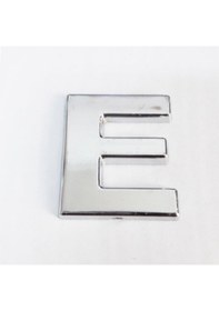 Resim Periboia E Harfi Villa Tipi Krom Yapışkanlı 9 Cm Harf 