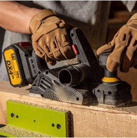 Resim Cat DX81B 18Volt 82mm Çift Bıçaklı Kömürsüz Profesyonel Planya (Akü Dahil Değildir) 