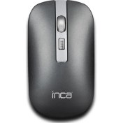 Resim Inca IWM-531RG Bluetooth Kablosuz Optik Metalik Gri Mouse Inca