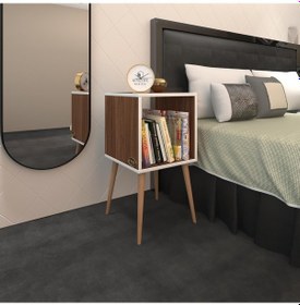 Resim Kenzlife Komodin Biterge Cvz 74 39 39 Ahşap Ayaklı Komidin Kitaplık 