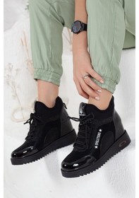 Resim Khayt Star Evolutions Bağsız Aqua Dolgu Topuk Kadın Ayakkabı Siyah 