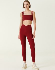 Resim Cross Waist Bordo Tayt 
