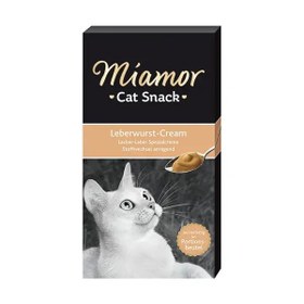 Resim Miamor Cream Ciğerli Kedi Ödül Maması 1 Adet 6x15 Gr 