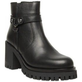 Resim Mammamia D25kb-8485 Günlük Topuklu Siyah Kadın Bot Siyah 