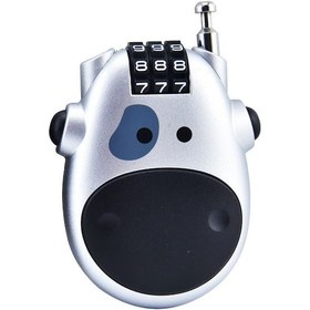 Resim Reedark Motosiklet Kaskı Kilitli Kablolu Şifreli Kilidi - Elektrikli Bisiklet Anticam Tutanak Çanta Güvenliği Gümüş 