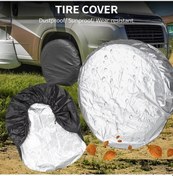 Resim Besthome1 Karavan Ve Kamp Aracı Lastik Kılıfı Uv Koruma, Toz Geçirmez, 4 Lü Set, 73cm Çap 27-29 İnç 