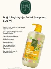 Resim Eyüp Sabri Tuncer 3 Adet Eyüp Sabri Tuncer Doğal Zeytinyağlı Bebek Şampuanı 600 ml ve ROSIE Pamuk 