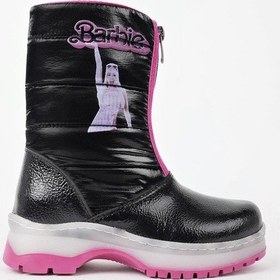 Resim Sportmix Barbie Ortopedik Işıklı Çocuk Bot Siyah 001 