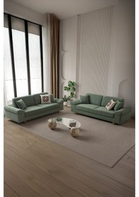 Resim Armada 3+3 Koltuk Takımı Yeşil Yeşil 