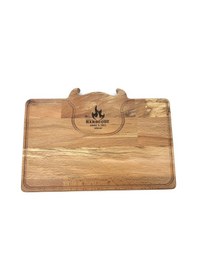 Resim Kayın Kesme Tahtası El Yapımı Sunum Tahtası Barbekü Kesme Tahtası Ahşap 