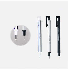 Resim Tombow Mono Zero Kalem Silgi 2.3 Mm Yuvarlak Uç-Renk Seçenekli Çizgili 