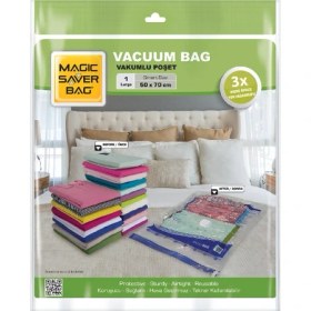Resim Magic Saver Bag Large Vakumlu Poşet 50x70 cm 