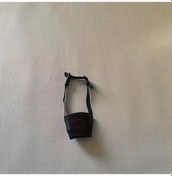 Resim Fochsia Siyah S Boy Ayar Köpek Ağızlığı - Isırma Havlama Önleyici Nefes Delikli Yumuşak Emniyetli Eğitim 