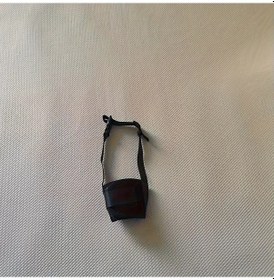 Resim Fochsia Siyah S Boy Ayar Köpek Ağızlığı - Isırma Havlama Önleyici Nefes Delikli Yumuşak Emniyetli Eğitim 