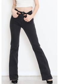 Resim Mokashopin - İspanyol Paça Kot Pantolon Füme - 17274.1431. 001 