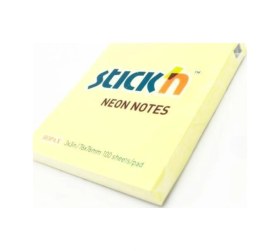 Resim Stıck'n Neon Not Kağıdı 76x76mm Sarı 