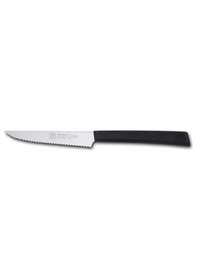 Resim 61107 - Sürmene Lazerli Tırtıklı Biftek / Steak Bıçağı 12 Cm 001 Siyah 