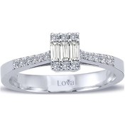 Resim Lova 0,27 Karat Baget Pırlanta Yüzük - 1020291 
