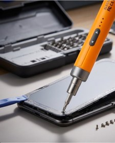 Resim Lisinya Profesyonel Elektrikli Tornavida Seti 600mAh Şarjlı 38 Parça Hassas Vida Seti - TYGOO 