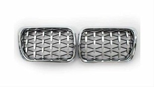 Resim Bmw 3 Serisi 1997-1999 E36 Diamond Panjur (Böbrek) Krom Çerçeve 