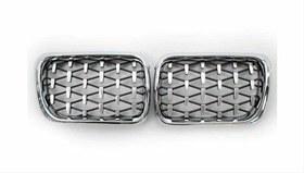 Resim Bmw 3 Serisi 1997-1999 E36 Diamond Panjur (Böbrek) Krom Çerçeve 
