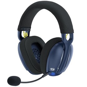 Resim Redragon H878 Skuld Pro 3 Modlu Aydınlatmalı Wireless Oyuncu Kulaklığı Siyah - Mavi 