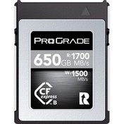 Resim ProGrade Digital 650GB CFexpress 2.0 Type B Cobalt Hafıza Kartı 