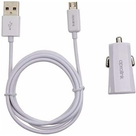 Resim Aprolink Arac Sarj Aleti2.1a Usb Micro Usb Kablo Seti 1 Metre Bey 