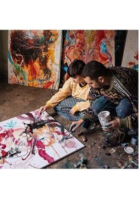 Resim Nova Color Akrilik Boya 500 G 10 Renk 1 Paket 