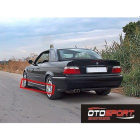 Resim Bmw E36 Marşpiyel Sağ Sol Takım Fiberglass Boyasız 