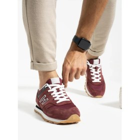 Resim Hammer Jack Kolombiya Hakiki Deri Bordo Erkek Spor Ayakkabı 101 23538-M 