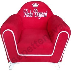 Resim Isme Özel Şeritli Çocuk Koltuğu Kırmızı (324111042) Kırmızı 