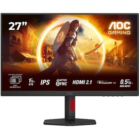 Resim AOC 27" U27G4R 4K 160Hz / FHD 320Hz 1ms AdaptiveSync Pivot IPS Gaming Monitör(Ölü Pixel) 