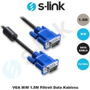 Resim 1.5M Vga To Vga 15Pm M Ekran Data Görüntü Kablosu 