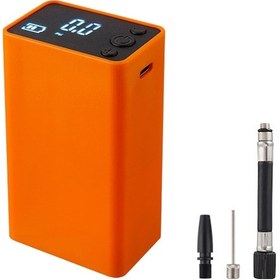 Resim Ximistore9 Spor Topları İçin Elektrikli Hava Pompası, 0-18psi Basınç, 2000mah Pil, Turuncu Siyah Seçenekli 