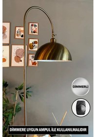 Resim Dimmerli Eskitme Lambader Hareketli Başlık Modern Dekoratif Metal Oturma Odası Çalışma Odası Zemin Eskitme 