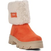 Resim Ayakmod 2167-f Narçiçeği İçi Kürklü Kız Çocuk Bot 001 