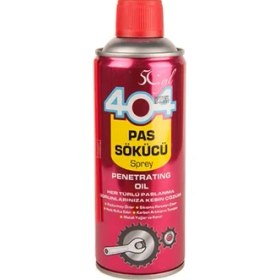 Resim 404 Pas Sökücü Sprey Tüm Yüzeylerde Kullanım İçin Etkili 400 ml 
