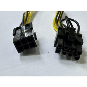 Resim 6 Pin 8 Pin Çevirici 6 Pin 6+2 Pin Power Kablo 30 Cm 6 Pin Uzatma Kablosu 