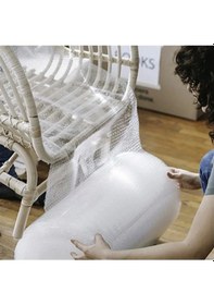 Resim 100 Cm X 25 Metre Balonlu Naylon Koli Bandı Hediyeli Eşya Sarma Koruma Naylonu Patpat 