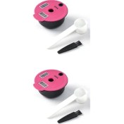 Resim Sumsool Bosch Paslanmaz Çelik Kahve Filtresi Için 2pcs Pp Kahve Kapsülü Pod (Yurt Dışından) 