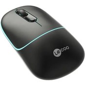 Resim LENOVO LECOO WS210 Kablosuz + Bluetooth Sessiz Şarjlı 1600dpi Optic Siyah Mouse 