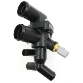 Resim Yifomall Ford Ranger 2.2 Tdci Termostat Menteşesi - Siyah Plastik Su Soğutma Flanşı 2011+ 