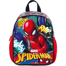 Resim Spıderman Anaokulu Çantası Hawk Jr Graffıtı 