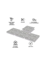 Resim Tink Kendinden Yapışkanlı Terazzo Desenli Pvc Karo 30x30 Cm 
