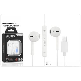 Resim Auris ARS-HF10 Type-C Kulakiçi Kulaklık 