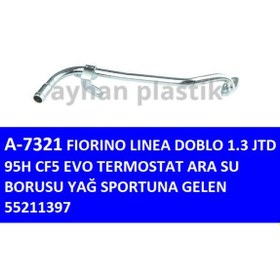 Resim Ayhan TERMOSTAT ARA BORUSU YAG SPORTUNA GELEN ( FIAT DOBLO 1.3JTD 95PS LINEA FIORINO ) 