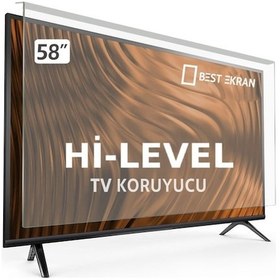 Resim Best Ekran Hi-Level Uyumlu 58" Inc 147 Ekran Tv Ekran Koruyucu 